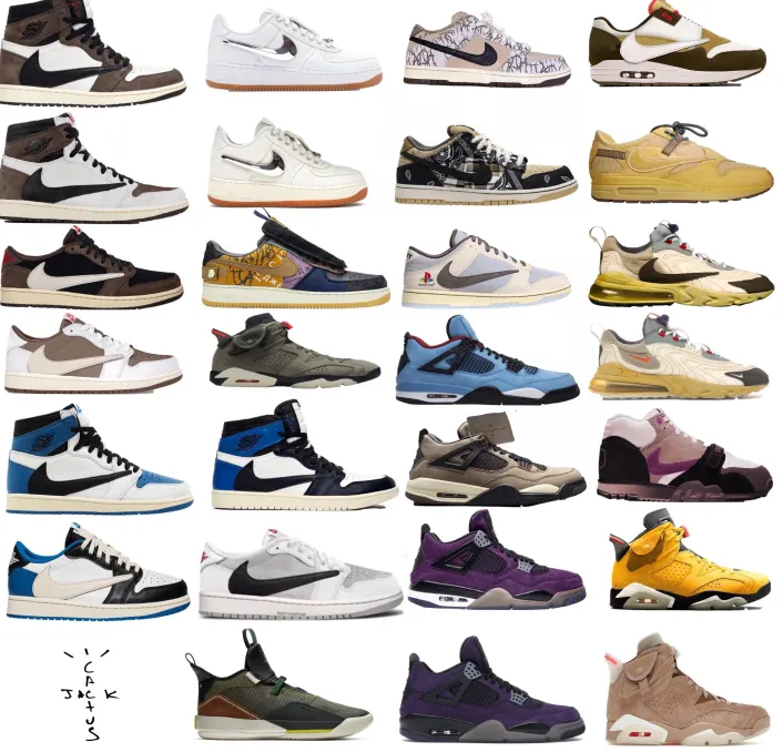 Sneakers collaboration Travis Scott